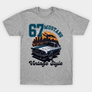 Vintage Style - 67 Mustang T-Shirt